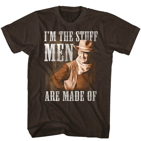 Samantha S Other - John Wayne The Stuff Men Are Made Of T-Shirt Western Icon Fan Gift 90